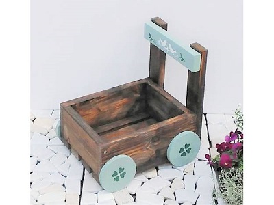 園芸DIY「カート型プランター」