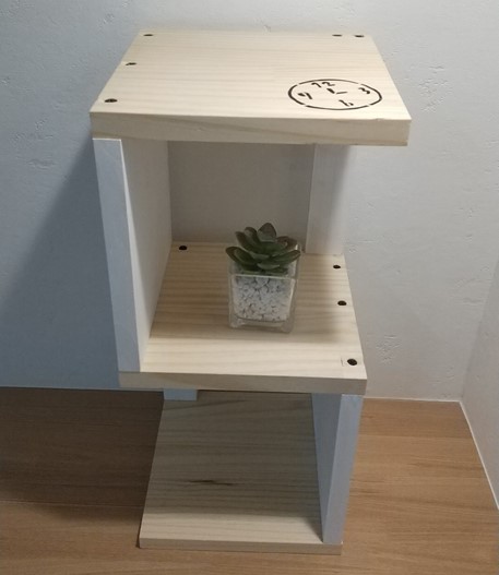 収納DIY「ランダムシェルフ」