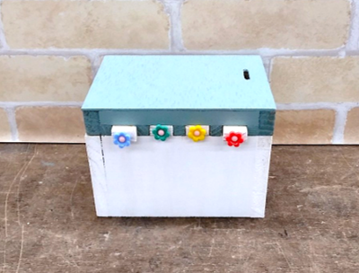 春休み工作「からくり貯金箱」