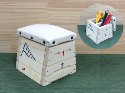本物そっくり！？「とび箱型小物入れ」