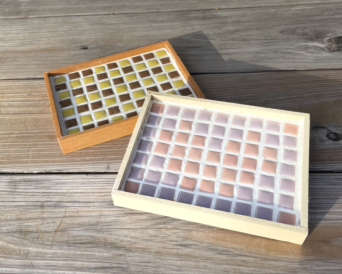 WoodenToyタイルトレイ