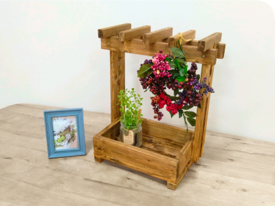 園芸DIY「パーゴラ付きプランター(小)」