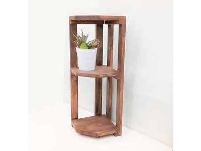 片隅を魅力的なスペースに「コーナーラック」