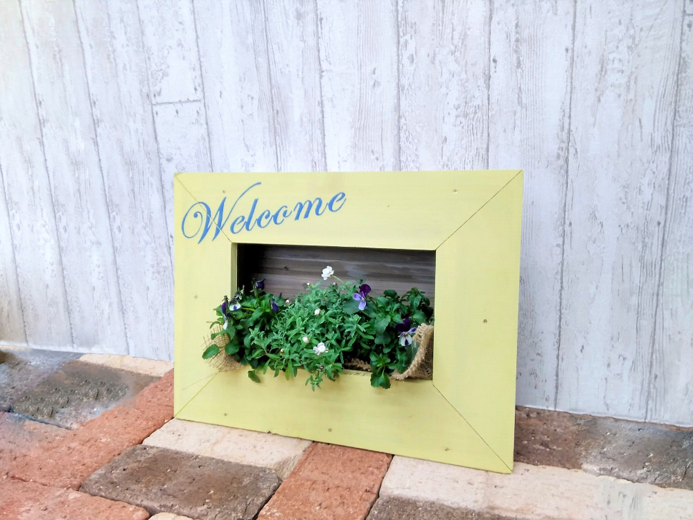 園芸DIY「フレームプランター」