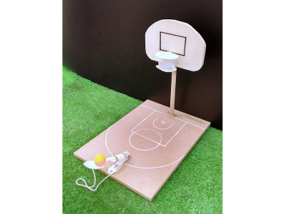 つくって遊ぼう「バスケットボール」