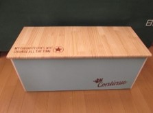 防災グッズの収納に！キャスター付収納ベンチ