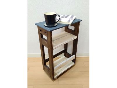 収納DIY「サイドテーブル」