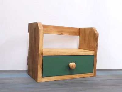 収納DIY「引き出し付きミニシェルフ」