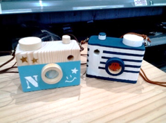 手作りおもちゃを作ろう♪木のカメラ