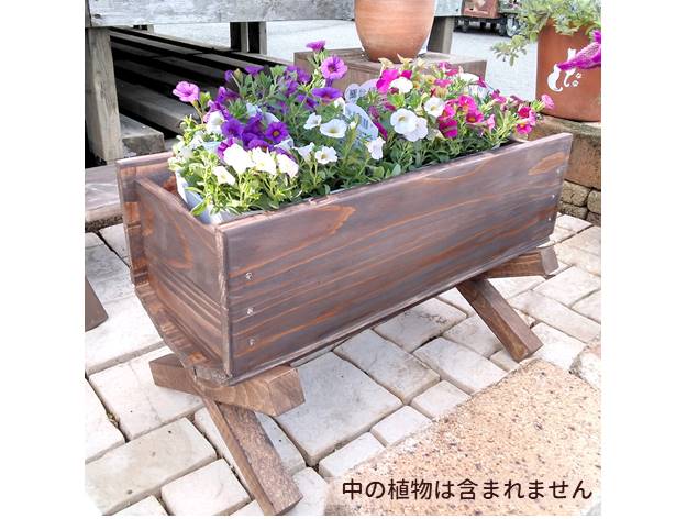 園芸DIY「脚付きプランター」