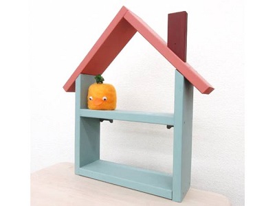 かわいく収納「おうち型ラック」