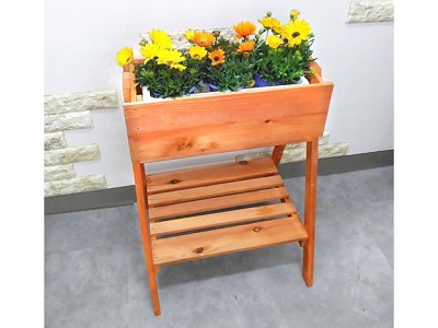 園芸DIY「プランターラック」