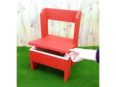 しまって飾って「イス型マルチボックス」