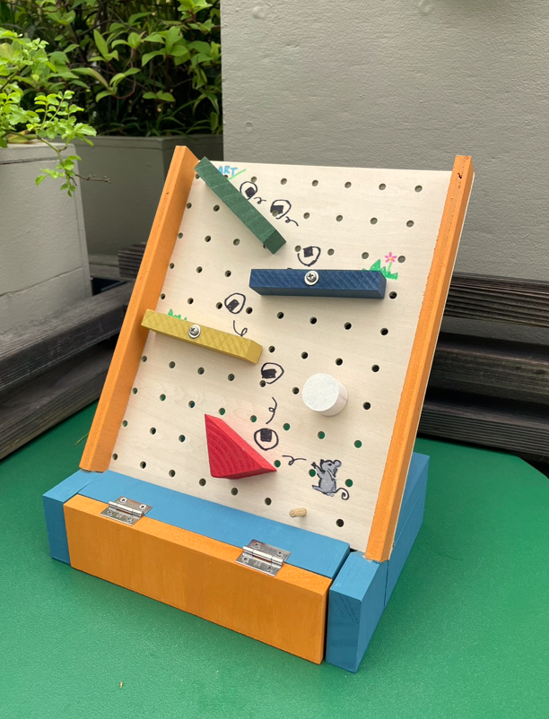 WoodenToyコースター貯金箱