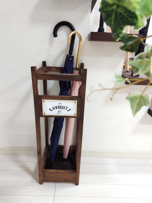 収納DIY「フレーム傘立て」