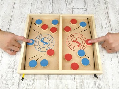 つくって遊ぼう！「スリングホッケー」