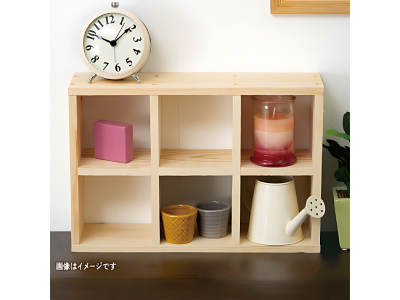 推し活DIY「コレクションボックス６マス」