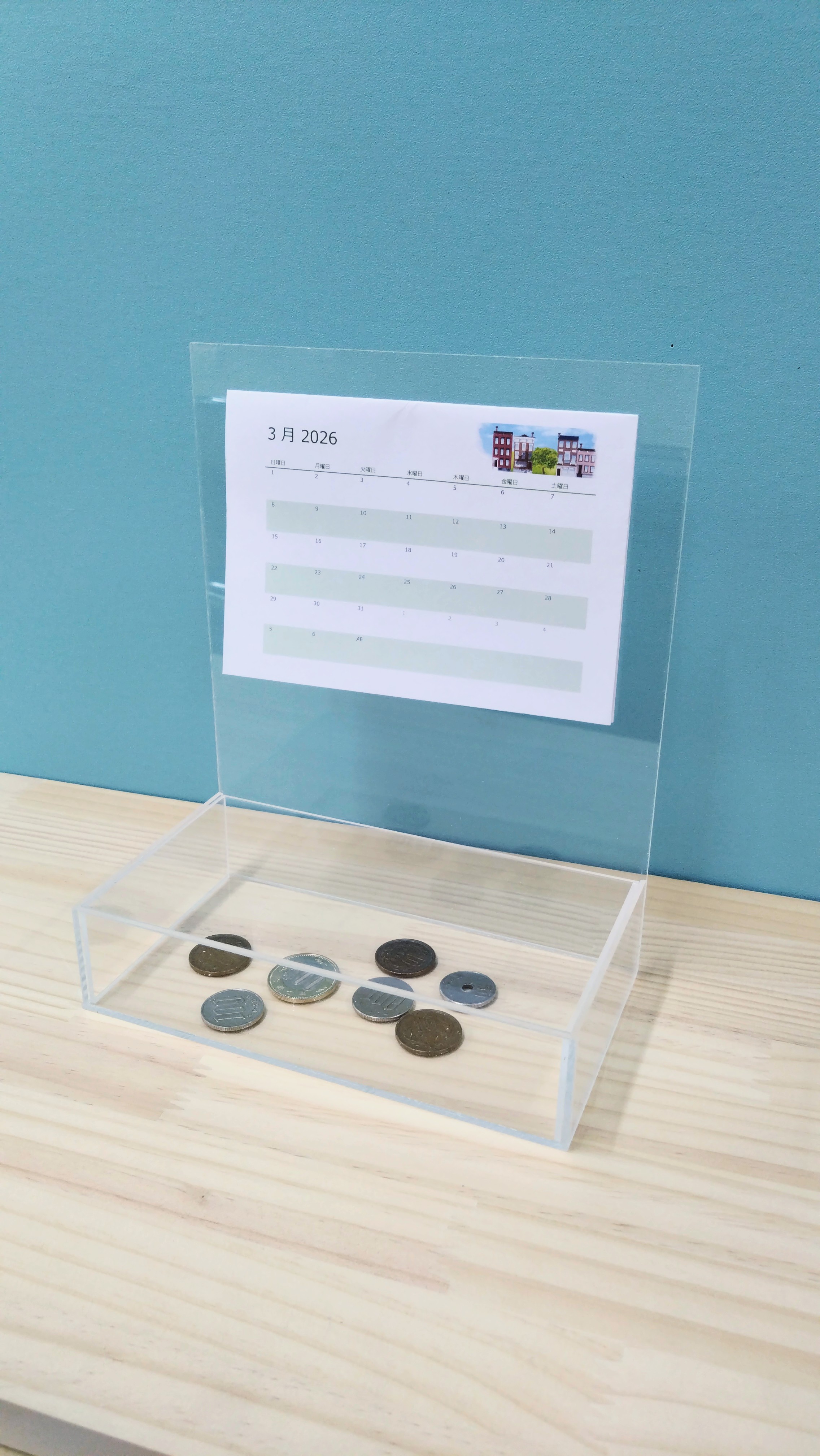 5月2,3日開催　★GWイベント★アクリル貯金箱