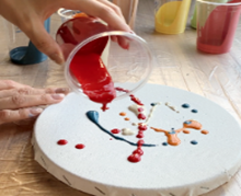 おうちギャラリー「フリースタイルペイント」