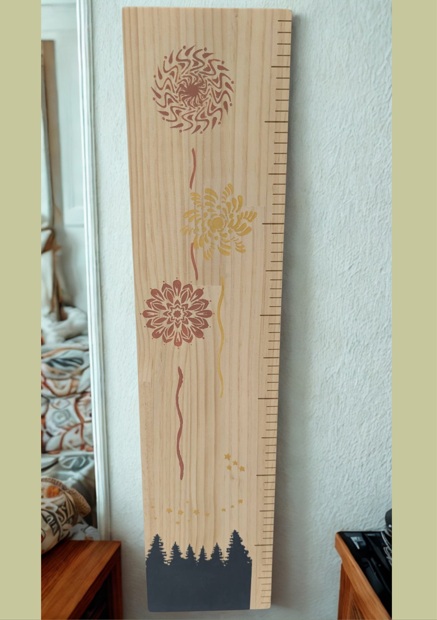 WoodenToy「デザイン身長計」