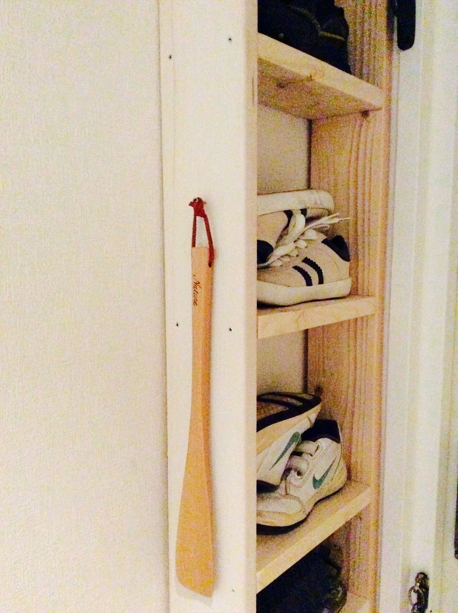 DIY♪子供の靴をスッキリ可愛く収納❗️